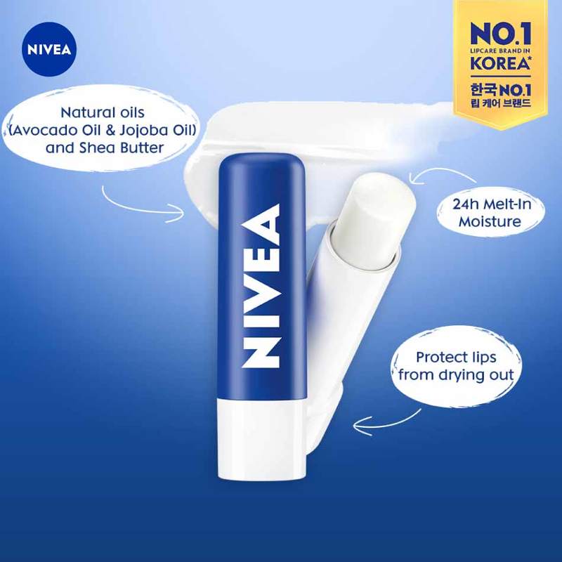 Nivea Essential Care Lip Balm, 4g