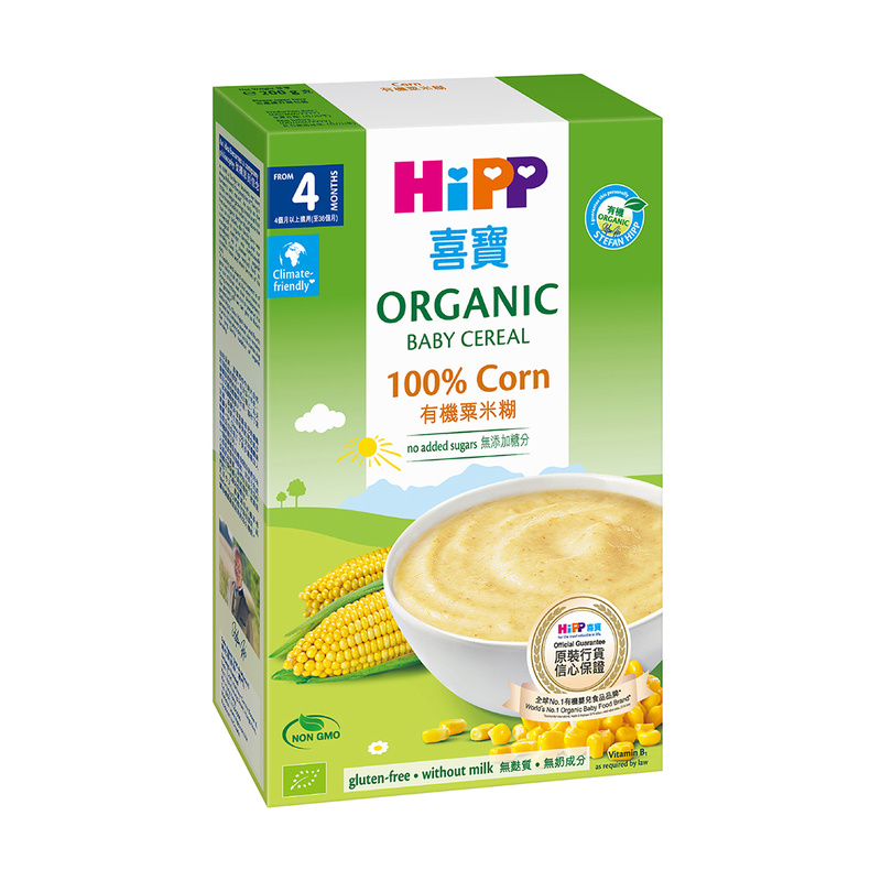HiPP Organic Cereal 100% Corn (4M+) 200g