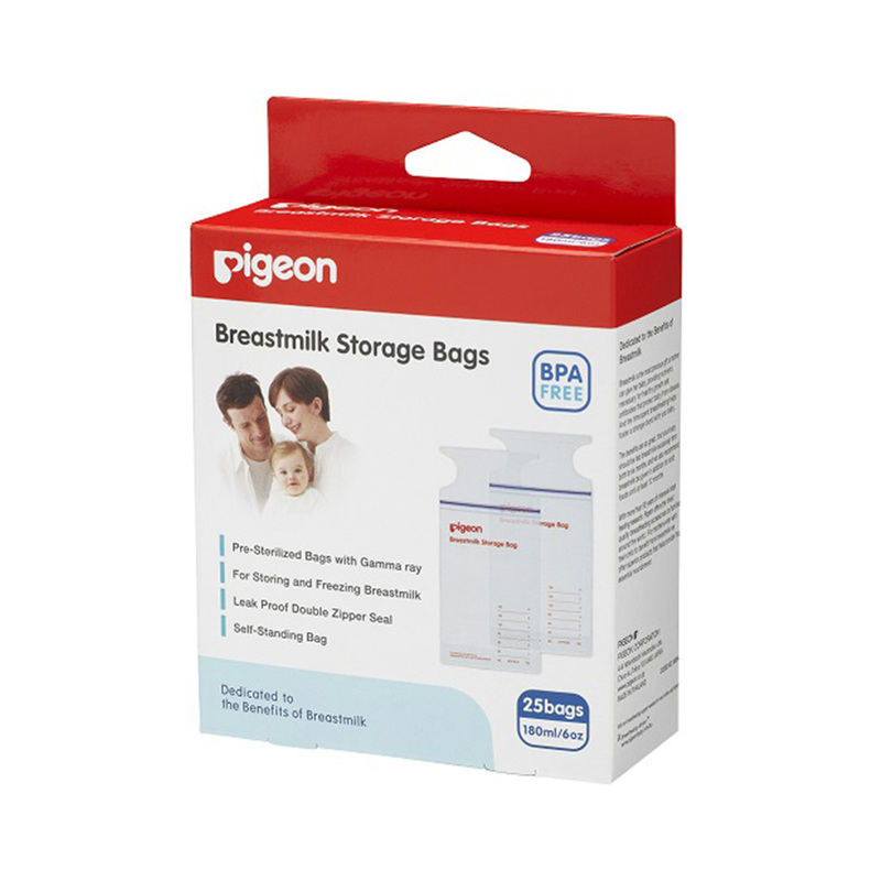 Pigeon Breastmilk Storage Bags, 25pcs