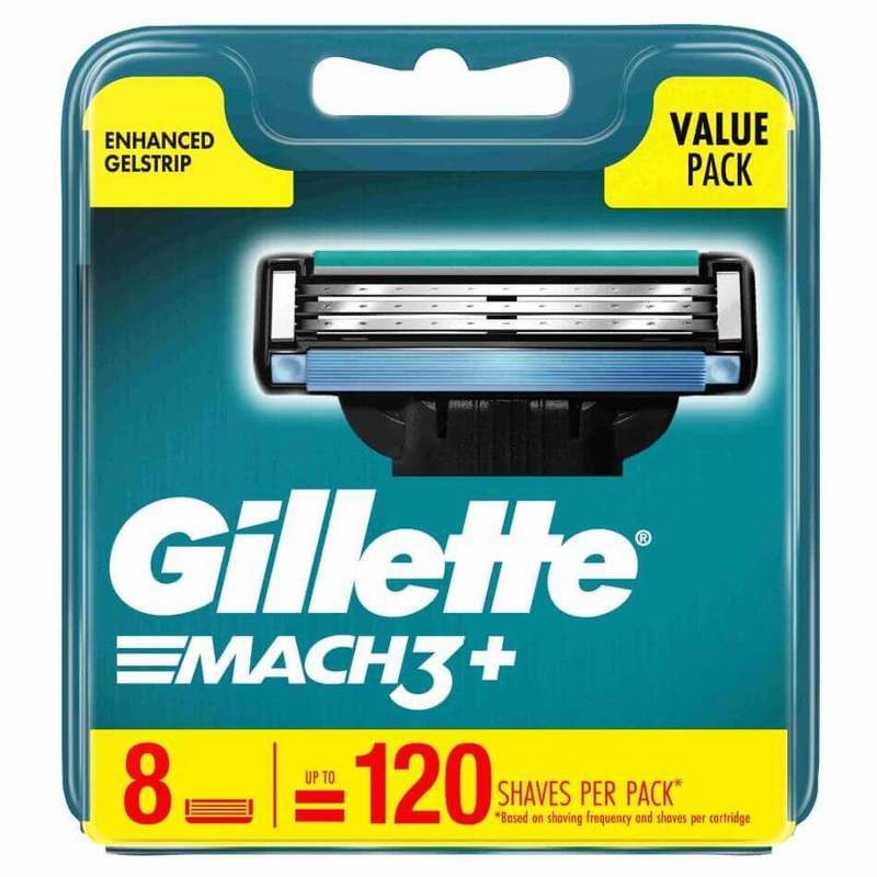 Gillette Mach3+ Replacement Cartridges 8 Count | Guardian Singapore