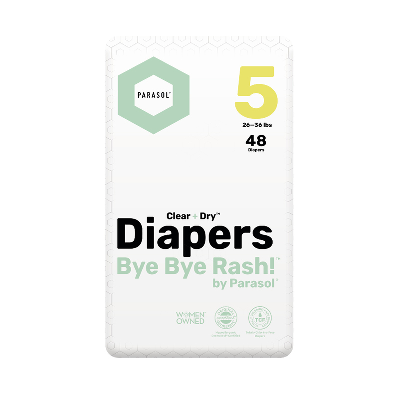 Parasol Clear+Dry Natural Diapers (Size 5/XL) 48pcs