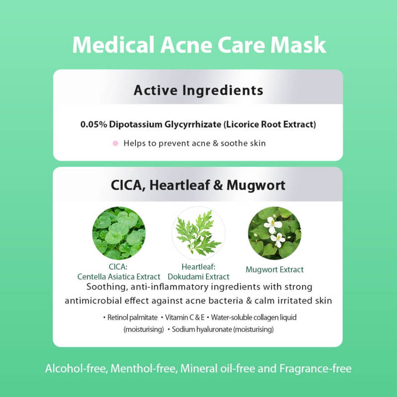 Saborino Medical Facial Sheet Mask Acne